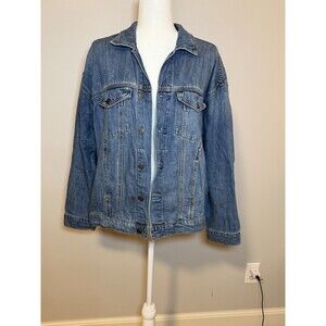 Carly Jean Los Angeles Hunter Jean Oversized Jacket Medium